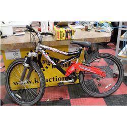 INFINITY 24SPD FULL SUSP MTN BIKE