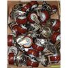 Image 1 : FLAT OF INDUSTRIAL MR ROLLER WHEELS - RED