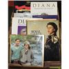 Image 1 : TRAY OF BOOK'S ABOUT PRINCESS DIANA & ROYAL FAMILY