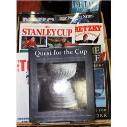 FLAT OF BOOKS ABOUT WAYNE GRETZKY & HOCKEY