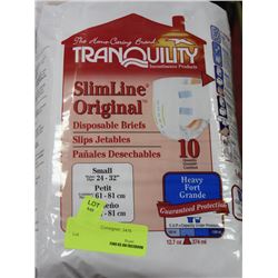 TRANQUILITY DISPOSABLE BREIFS - SMALL