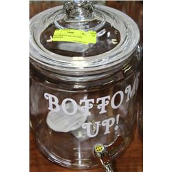 BOTTOM'S UP 2 GALLON DRINK DISPENSER