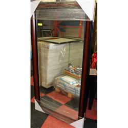 SHOWHOME LARGE FRAMED BEVELLED MIRROR