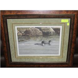 FRAMED LIMITED EDITION PRINT "ALONG THE SHORE"