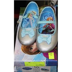 DISNEY'S FROZEN BALLERINA SHOES ON CHOICE: SIZE 9