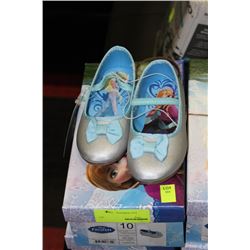 DISNEY'S FROZEN BALLERINA SHOES ON CHOICE: SIZE 7
