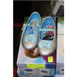 DISNEY'S FROZEN BALLERINA SHOES ON CHOICE: SIZE 5
