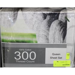 QUEEN SHEET SET 300 THREAD COUNT 100% COTTON AS
