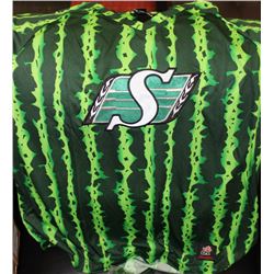 SASKATCHEWAN ROUGH RIDERS SHIRTS GREEN SIZE XXL