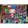 Image 1 : FLAT OF ASSORTED COUNTRY FLAG STICKERS