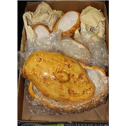 CERAMIC POTATO DISH SET