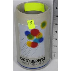 OKTOBERFEST 1982 MUNCHIN STEIN