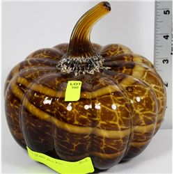 ART GLASS PUMPKIN