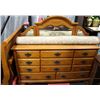 Image 1 : BEDROOM SUITE CONSISTING OF DRESSER WITH MIRROR,