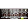 Image 1 : SET OF 16 CRYSTAL WINE GLASSES