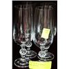 Image 1 : SET OF 4 CRYSTAL WINE GLASSES