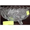 Image 1 : PINWHEEL CRYSTAL FOOTED BOWL