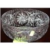 Image 1 : PINWHEEL CRYSTAL FOOTED BOWL