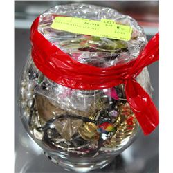 DECORATIVE JAR WITH CONTENTS