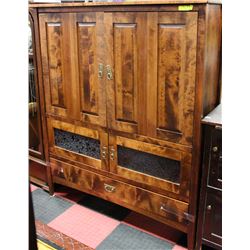 RUSTIC-LOOK TV ARMOIRE