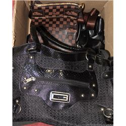 BOX OF 3 NEW REPLICA DESIGNER HAND BAGS