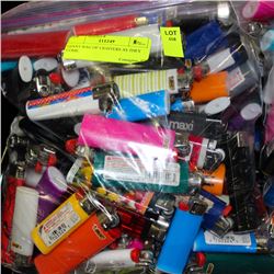 GIANT BAG OF LIGHTERS AS THEY COME