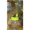 Image 1 : LARGE GLASS VASE & LEMONADE PITCHER