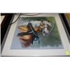 Image 1 : FRAMED HORSE PAINTING