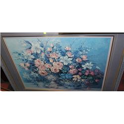 FRAMED FLORAL PRINT