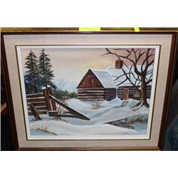 SIGNED R. SHAW OIL ON BOARD