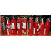 Image 1 : CRATE OF NINE 5LB ABC FIRE EXTINGUISHERS