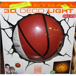 3D BASKETBALL DECOR LIGHT "LED"