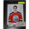 Image 1 : CONNOR MCDAVID FRAMED AUTOGRAPH - GUARANTEED