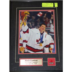 MARIO LEMIEUX PICTURE ( GOLD MEDAL CHAMPION )