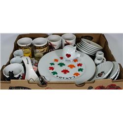 FLAT OF ASSORTED EDMONTON MERCHANDISE