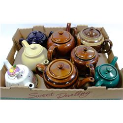 FLAT OF TEAPOTS