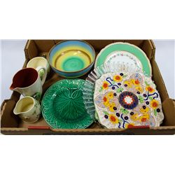 FLAT OF CHINA PLATES ETC