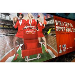 2'x5' BUD PLANE VINYL PROMOTIONAL BANNER