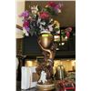 Image 1 : BRONZE TONE GREEK LADY HOLDING VASE WITH