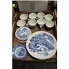 Image 1 : BLUE & WHITE ENOCH WEDGWOOD ( TUNSTALL ) CHINA