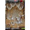 Image 1 : BOX OF ASSORTED CRYSTAL GLASSWARE