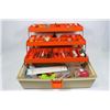 Image 1 : ADVENTURE FISHING TACKLE BOX& TACKLE