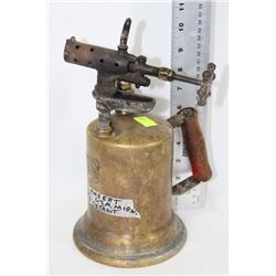 ANTIQUE GAS TORCH ( STAMPED 01.04.21 )