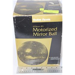 RADIOSHACK MOTORIZED MIRRORED BALL ( DISCO BALL )