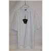 Image 1 : FJ HERRINGBONE WHITE GOLF SHIRT SIZE:L