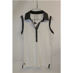 ADIDAS WOMENS SLEEVELESS GOLF POLO SIZE:M