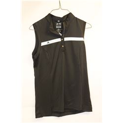 ADIDAS WOMENS SLEEVELESS GOLF POLO SIZE:S