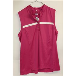 ADIDAS WOMENS SLEEVELESS GOLF POLO SIZE:XL