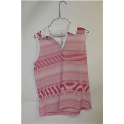 CW WOMEN'S SLEEVELESS GOLF SHIRT SIZE:M