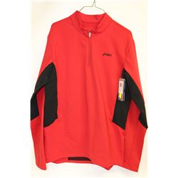 ASICS RED AND BLACK PULLOVER